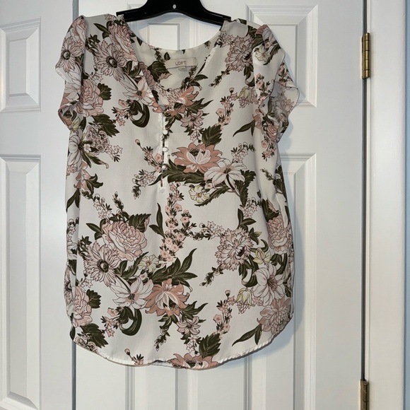 Ann Taylor LOFT short sleeve blouse - Picture 1 of 1